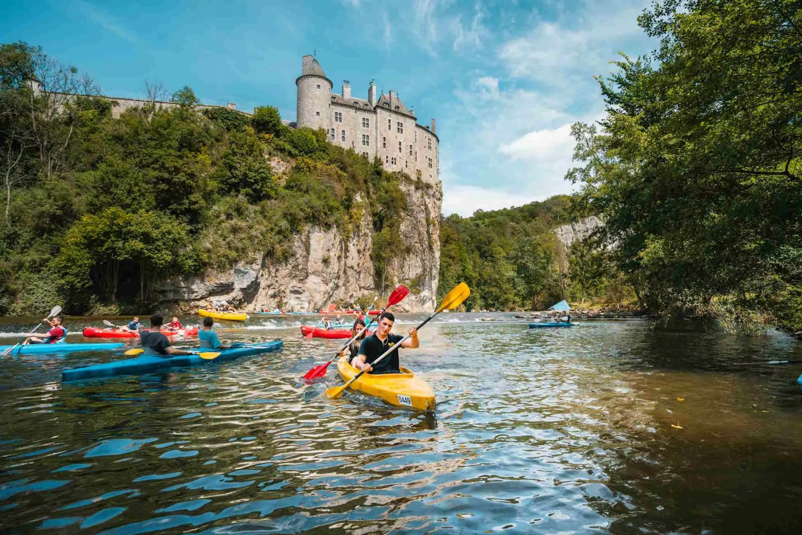 Kayak sur la Lesse