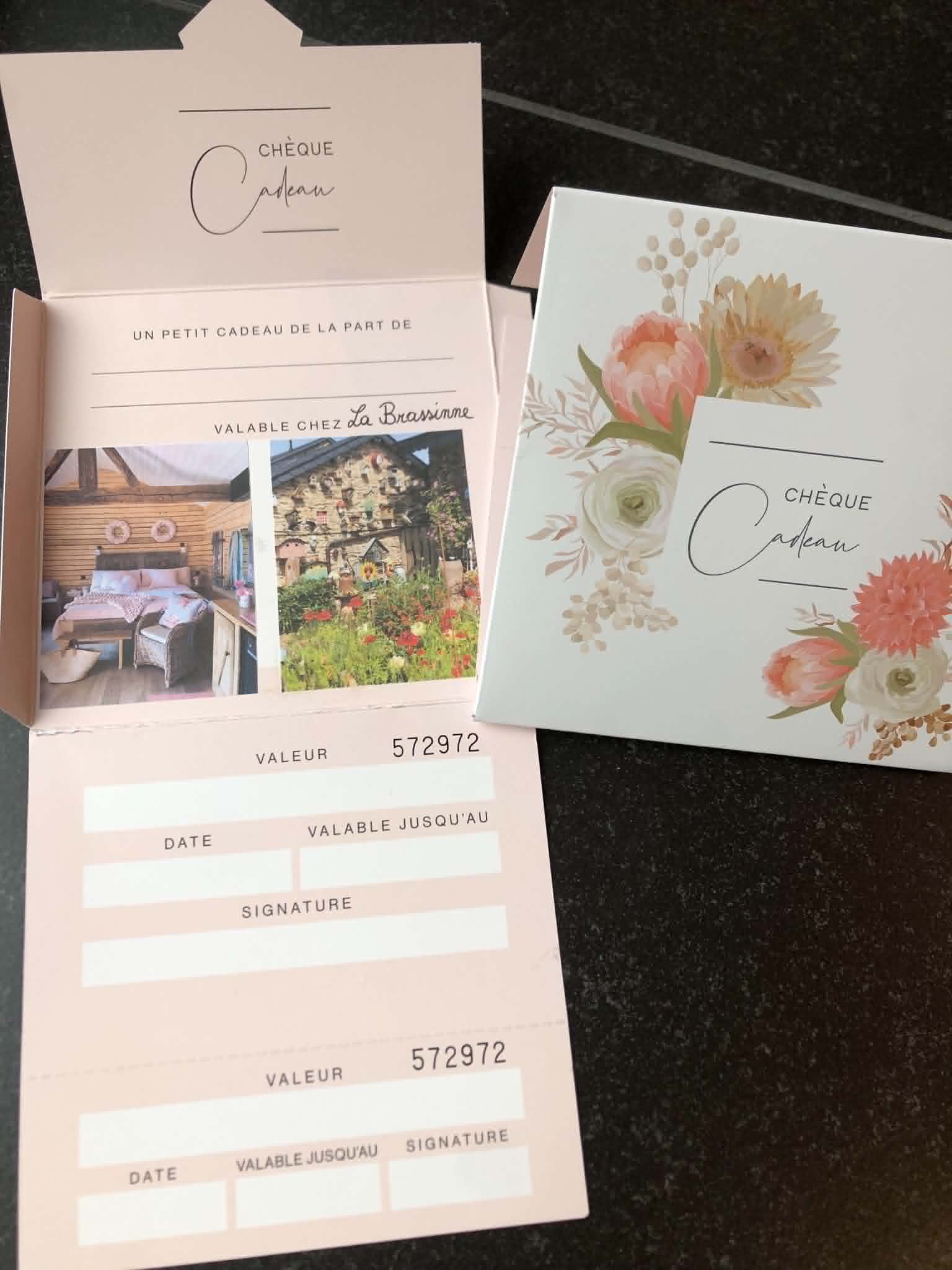 Chèque cadeau La Brassinne